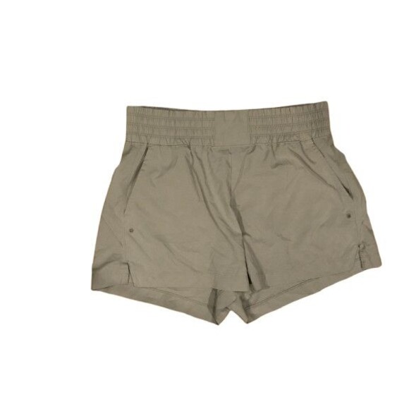 Women's Large Shorts Stretchtech brown Elastic Waist Polyester/Spandex Pull-on - Picture 1 of 2